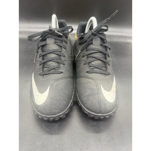 Mens Nike Bomba X Indoor Soccer Shoes 826186-077 Black Gold Mens Size 7 EUC - Picture 3 of 7